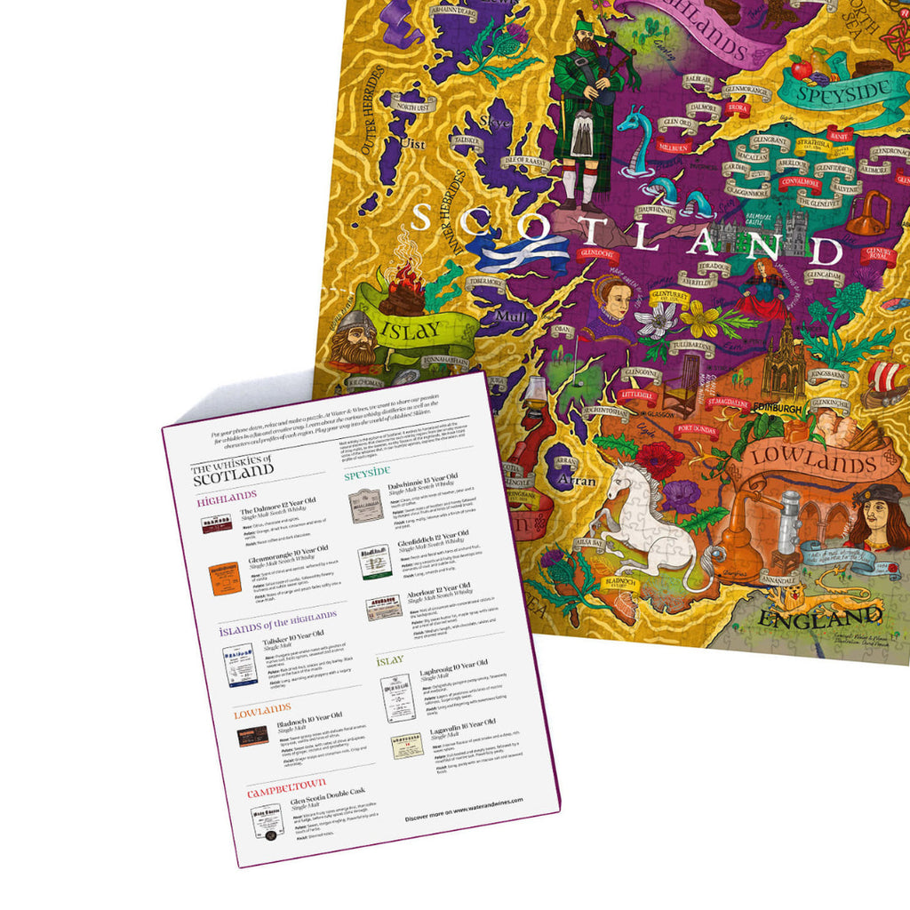 Scotland Whisky 1000 Piece Puzzle – The Puzzle Nerds