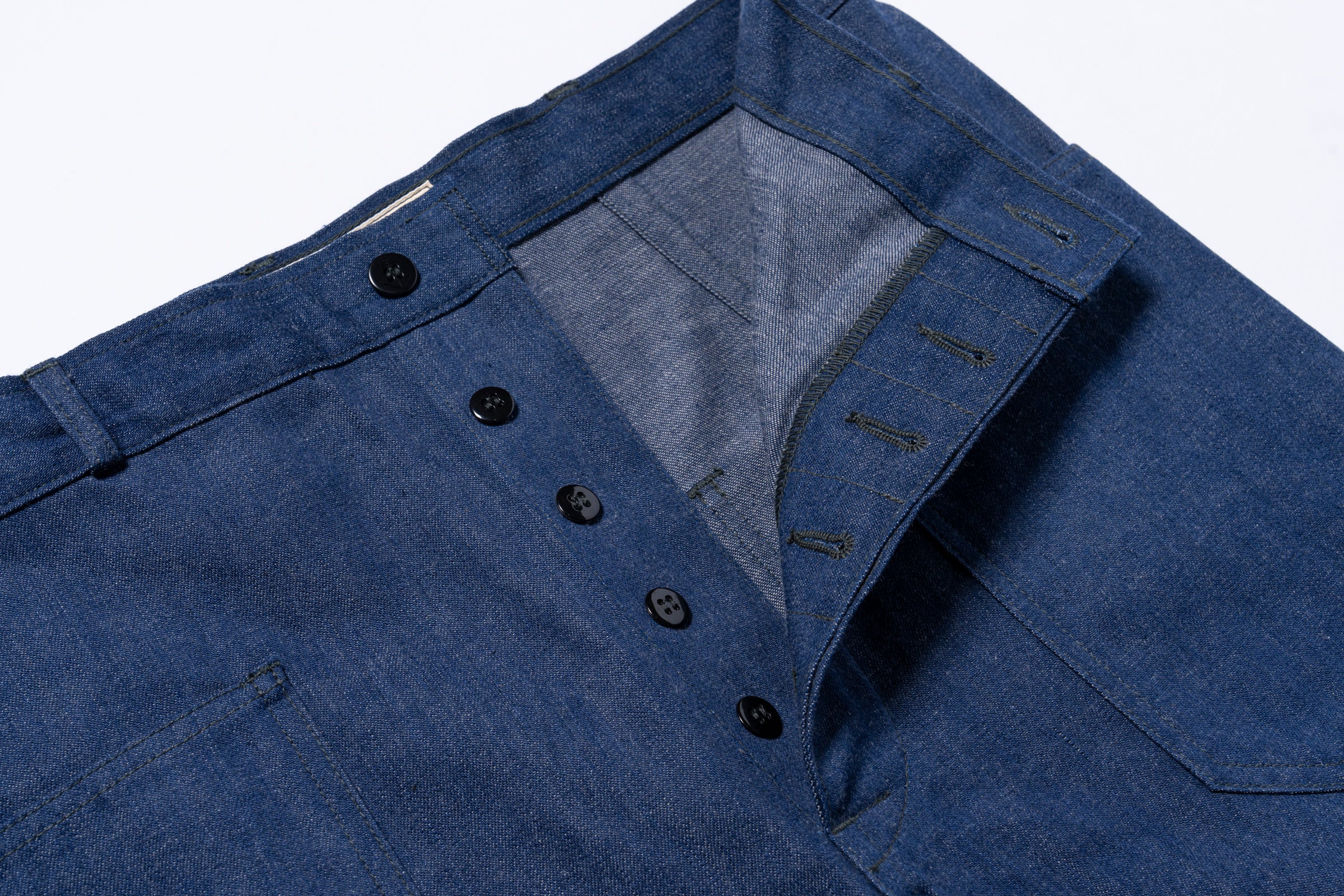 U.S. NAVY DENIM DUNGAREE TROUSERS – The Real McCoy's