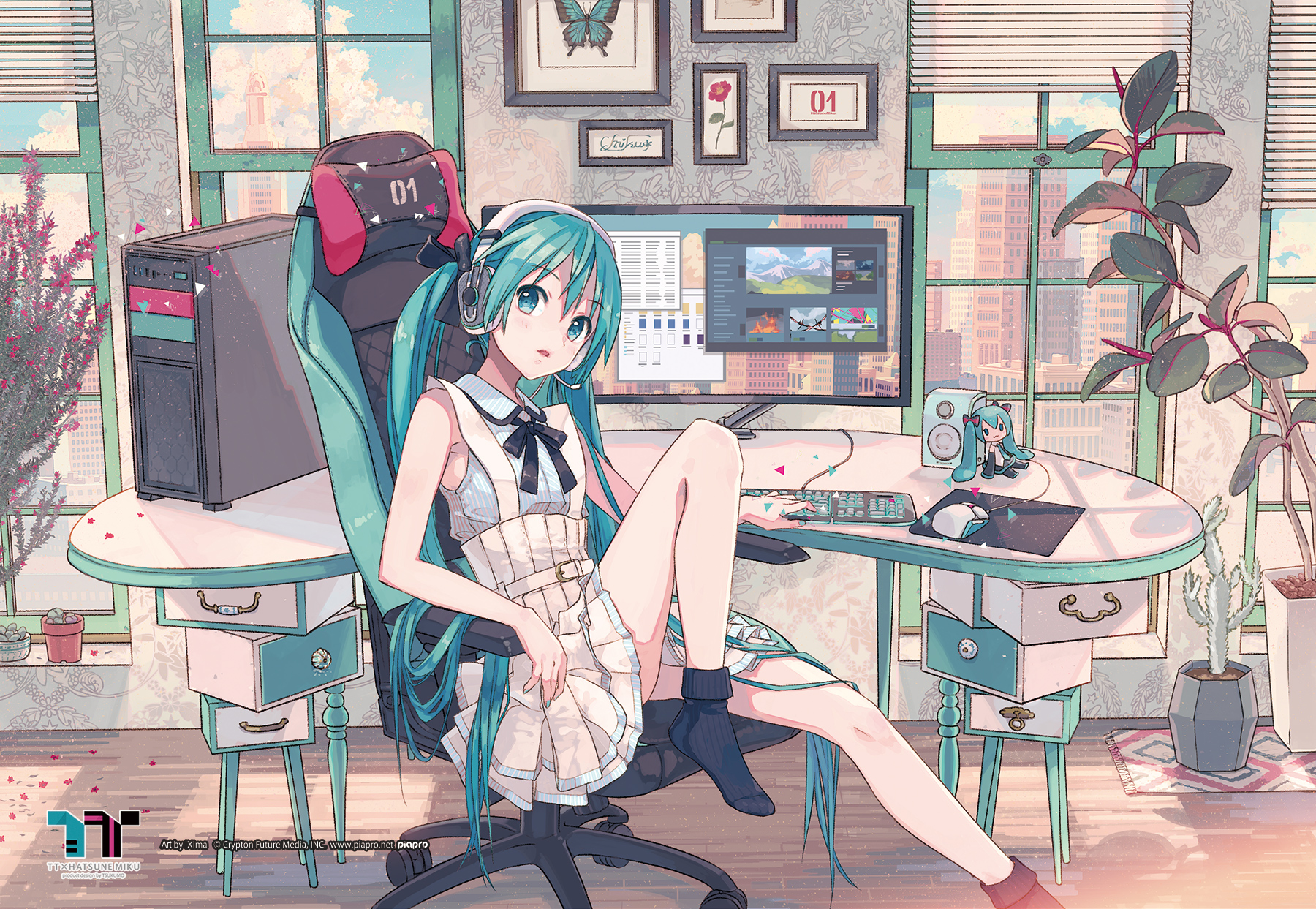 ThermaltakeThermaltake Pulse G100 RGB Gaming Headset – Hatsune