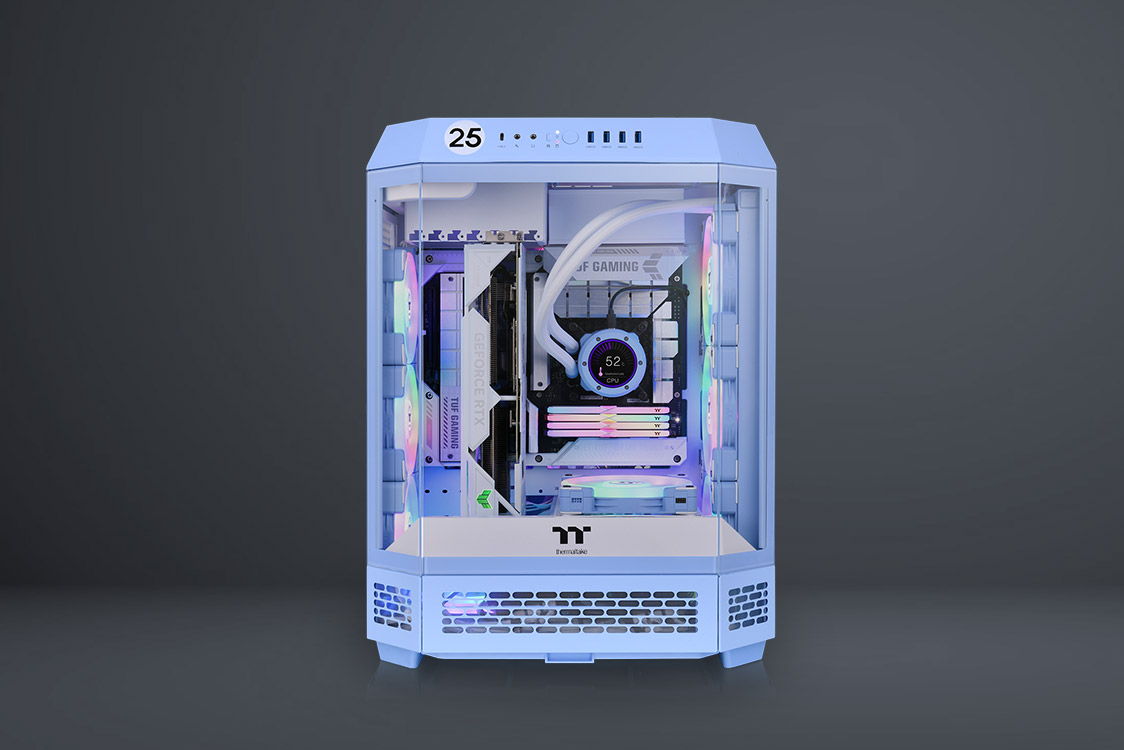 The Tower 600 Snow Mid Tower Chassis