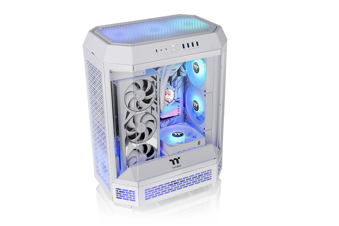 The Tower 600 Snow Mid Tower Chassis – Thermaltake USA