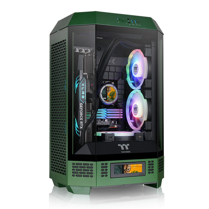 The Tower 300 Racing Green Micro Tower Chassis – Thermaltake USA