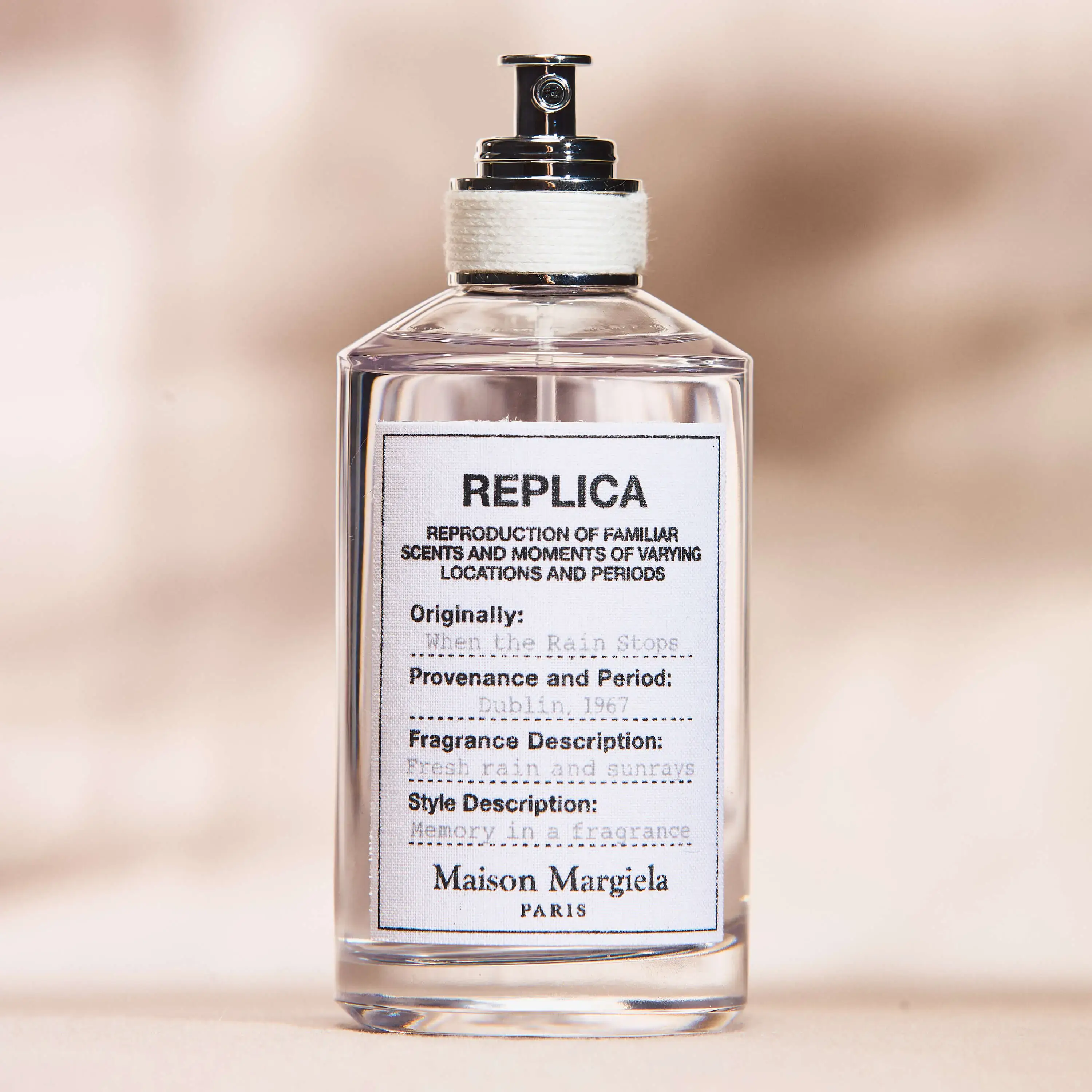 Descoperă When The Rain Stops de Maison Margiela, un parfum
