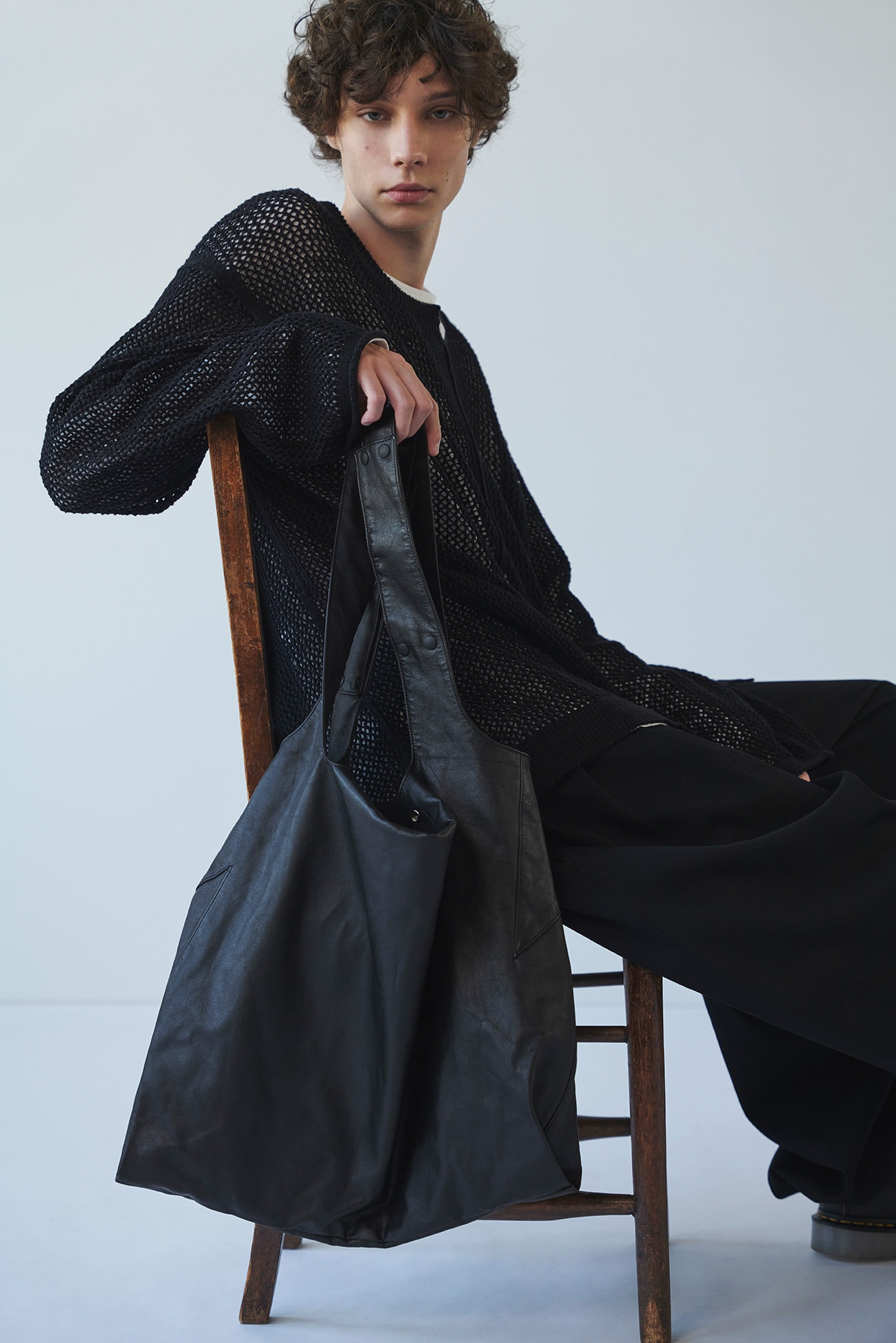 INFINITE(Leather)(FREE SIZE Black): discord Yohji Yamamoto｜THE
