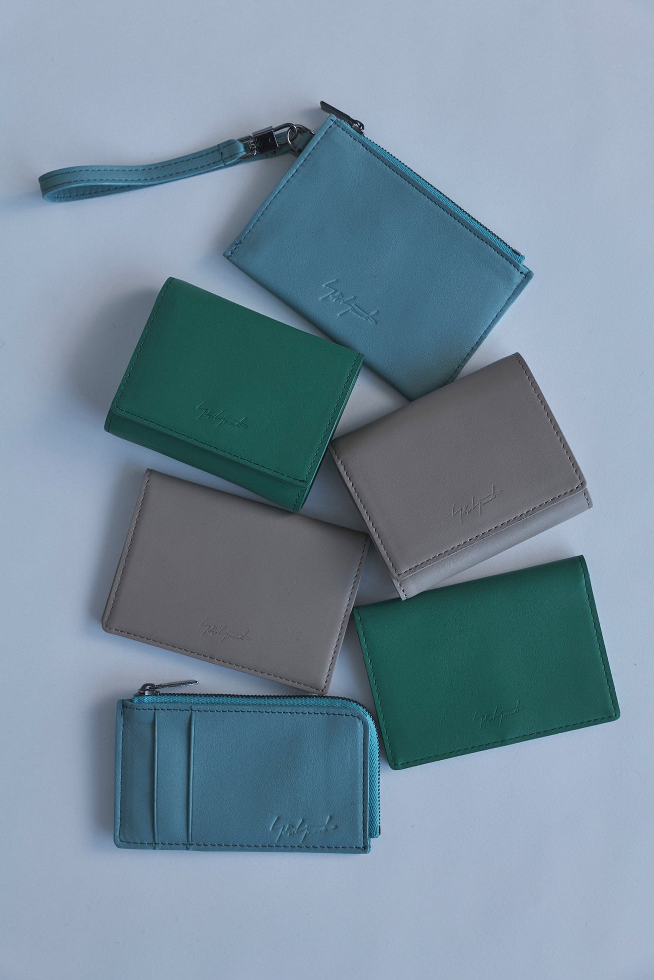 Card mini wallet(FREE SIZE Mint Green): discord Yohji Yamamoto