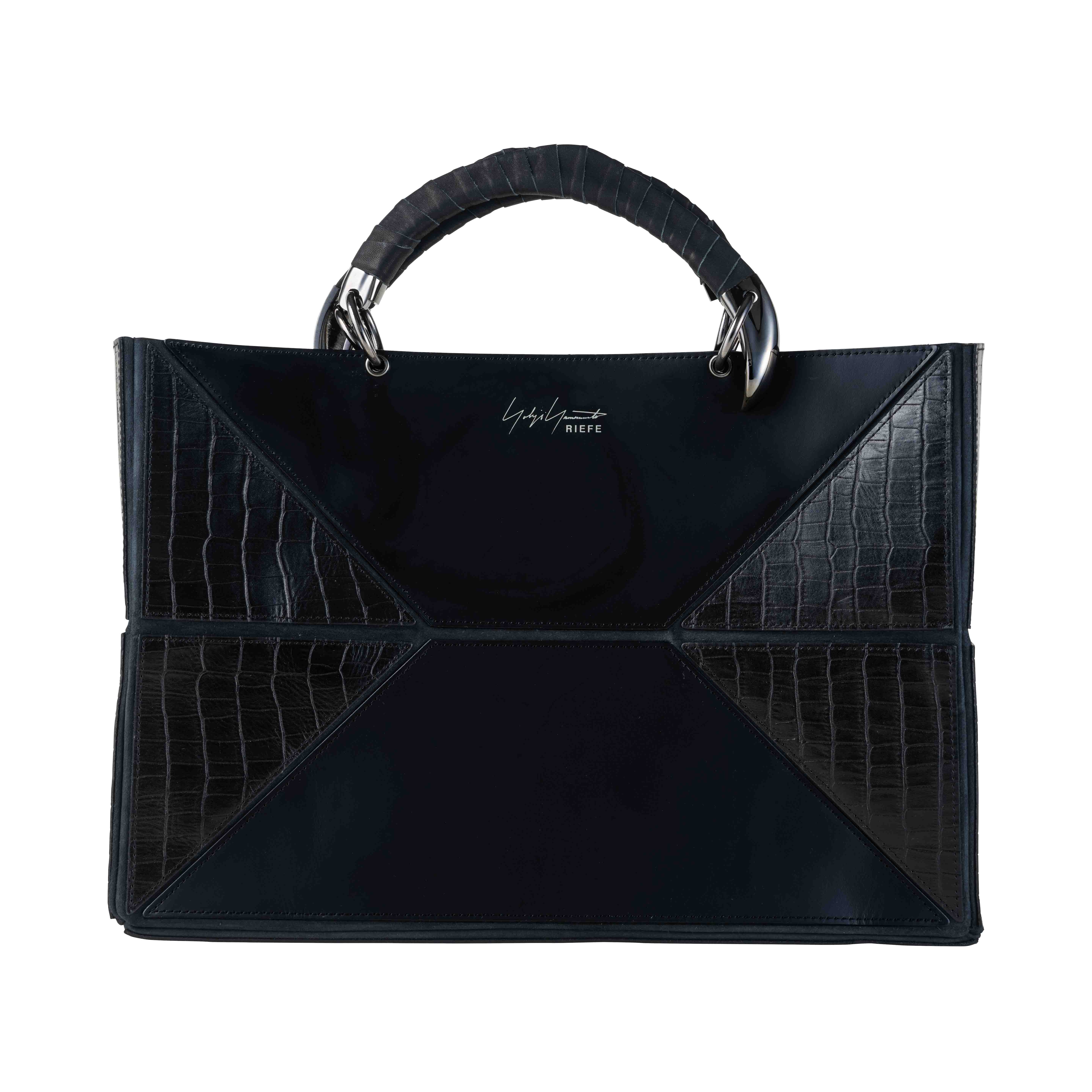 COW LEA/TIN APEX BAG(FREE SIZE Black): Yohji Yamamoto by RIEFE