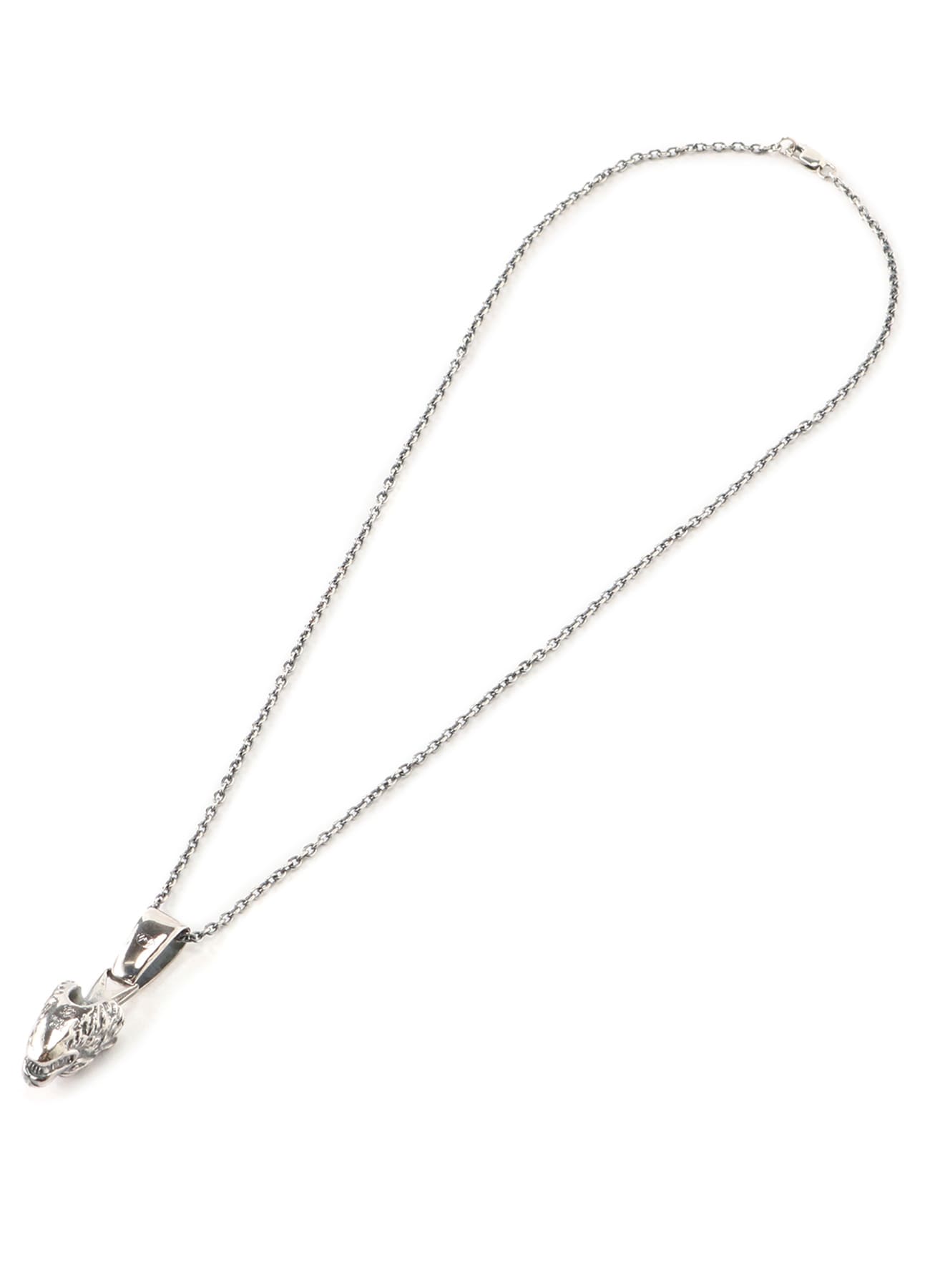 SILVER 950 WOLF DAGGER PENDANT(FREE SIZE Silver): GOTHIC YOHJI