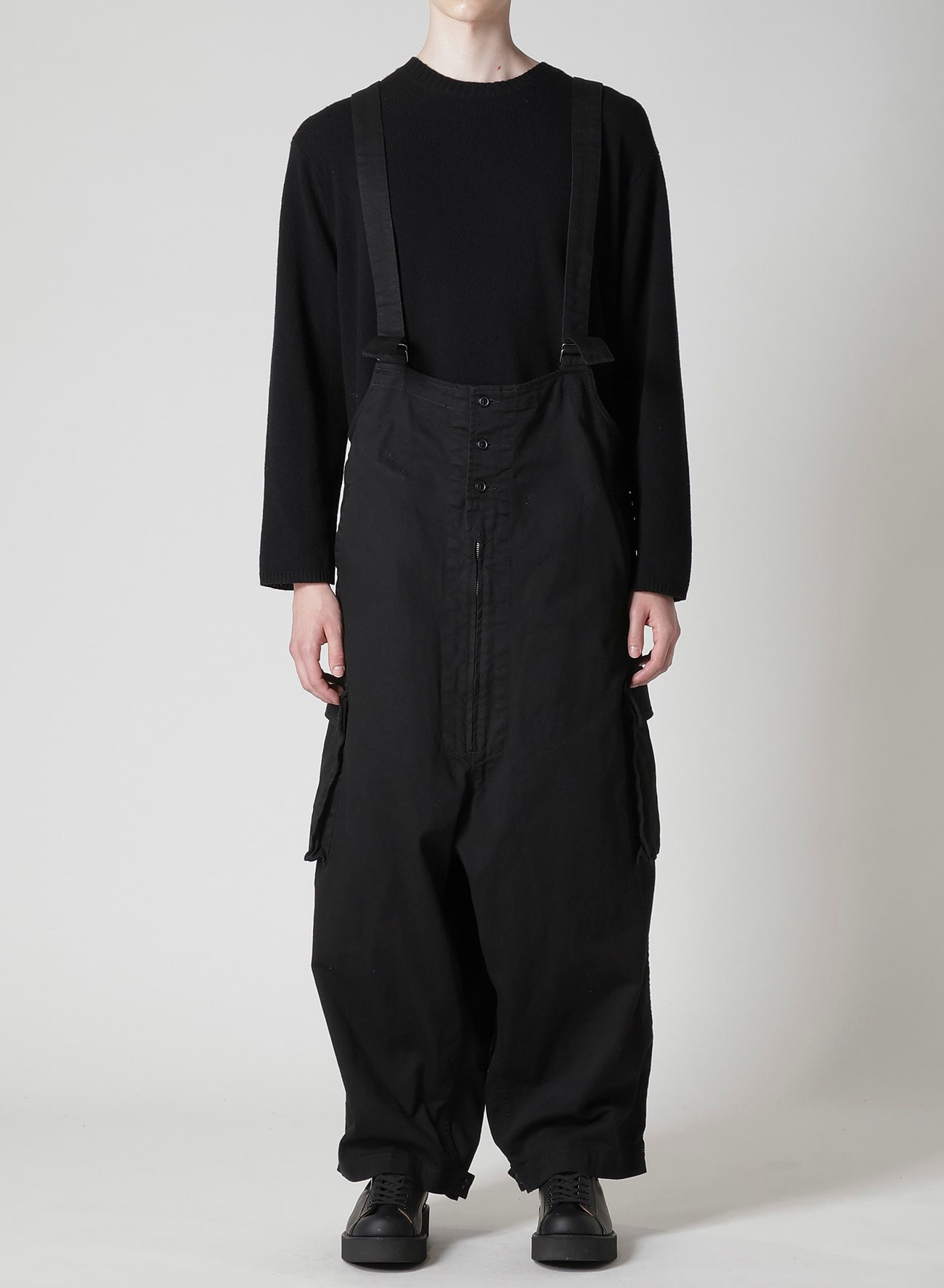 BLACK SCANDAL KATSURAGI WORK OVERALLS(XS Black): Yohji Yamamoto