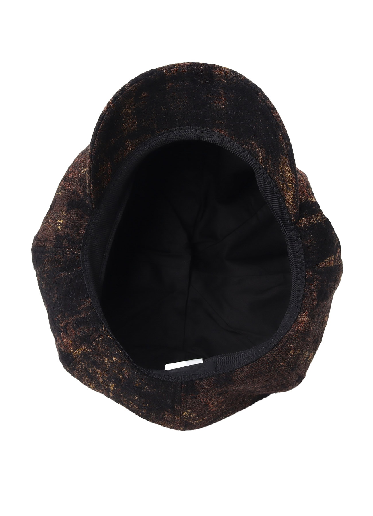 CHECK JACQUARD CASQUETTE(FREE SIZE Black x Orange): S'YTE｜THE