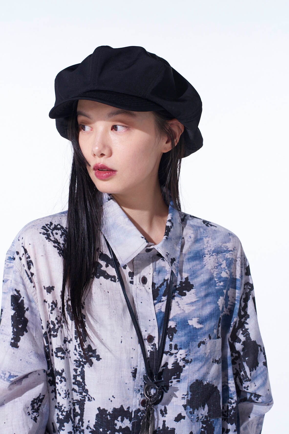 CREPE de CHINE CASQUETTE(M Black): S'YTE｜THE SHOP YOHJI YAMAMOTO