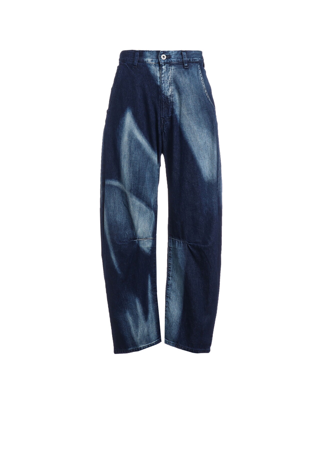 C/ SPOTTED DENIM GUSSET WIDE PANTS(XS Indigo): Soldes｜THE SHOP