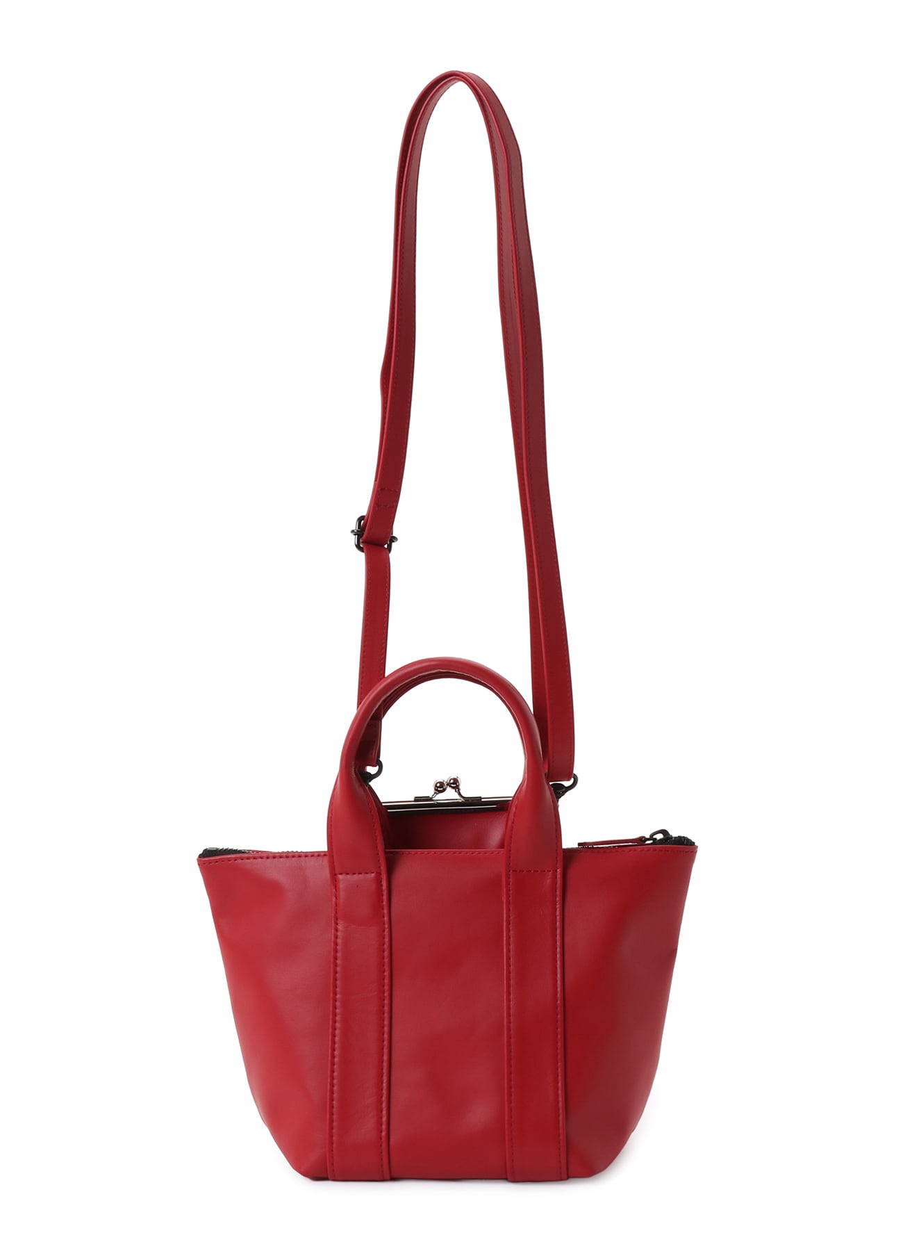 COW LEATHER TOTE BAG(FREE SIZE Red): Y's.｜THE SHOP YOHJI YAMAMOTO