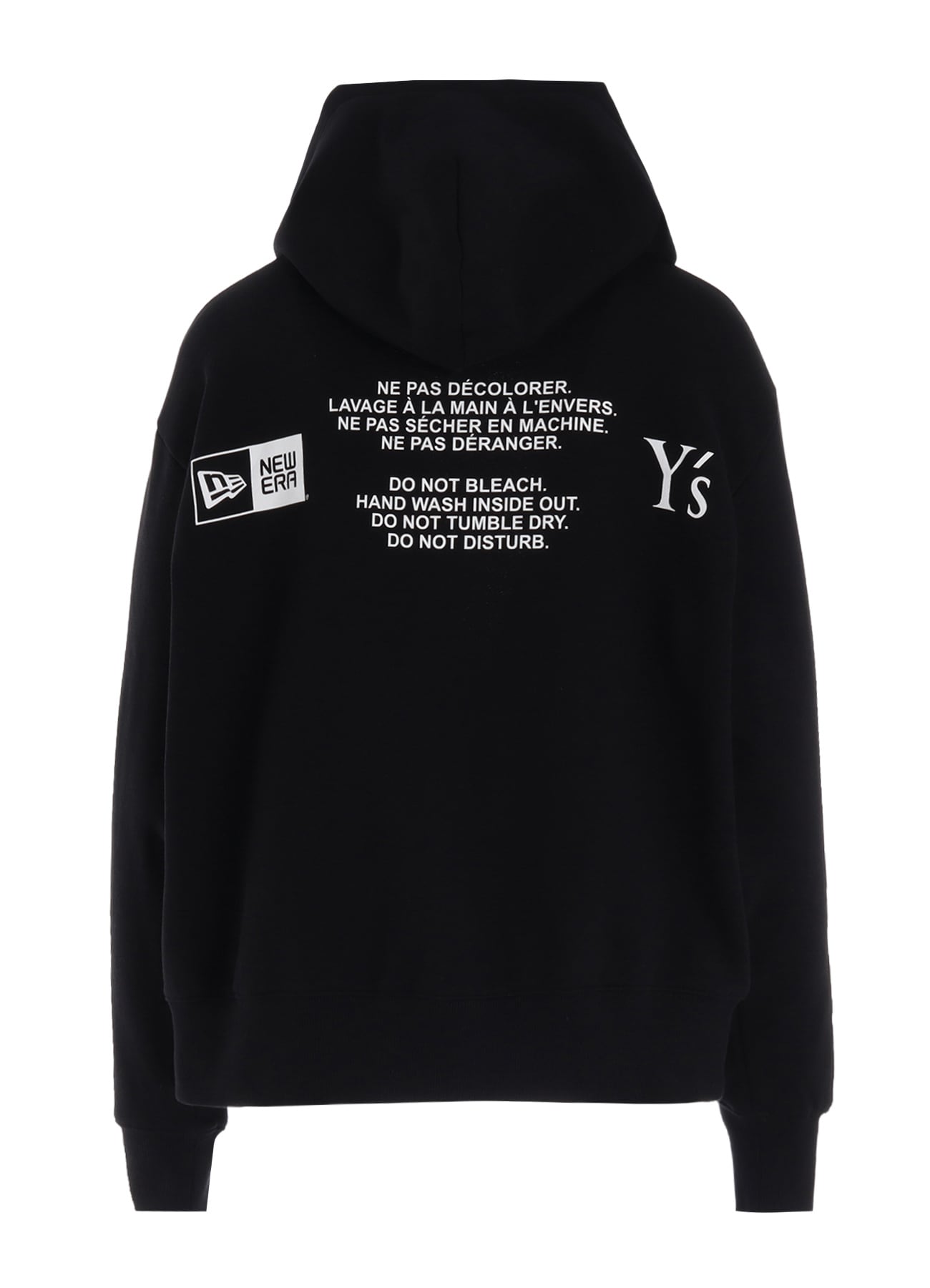 Y's × New Era SWEAT FULL-ZIP HOODIE(S Black): Y's｜THE SHOP YOHJI