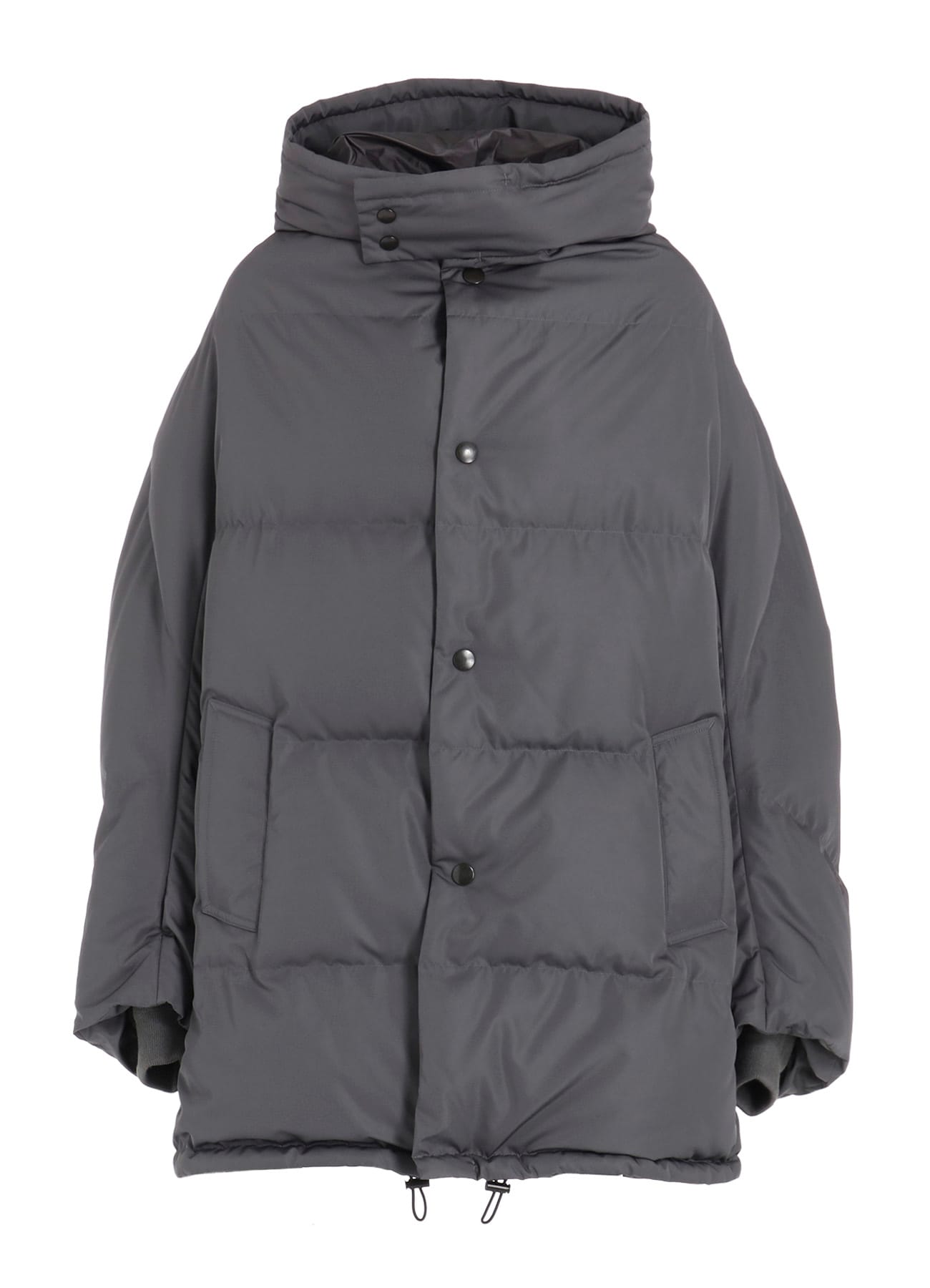 DOWN HOODED JACKET(XS Grey): Y's｜THE SHOP YOHJI YAMAMOTO