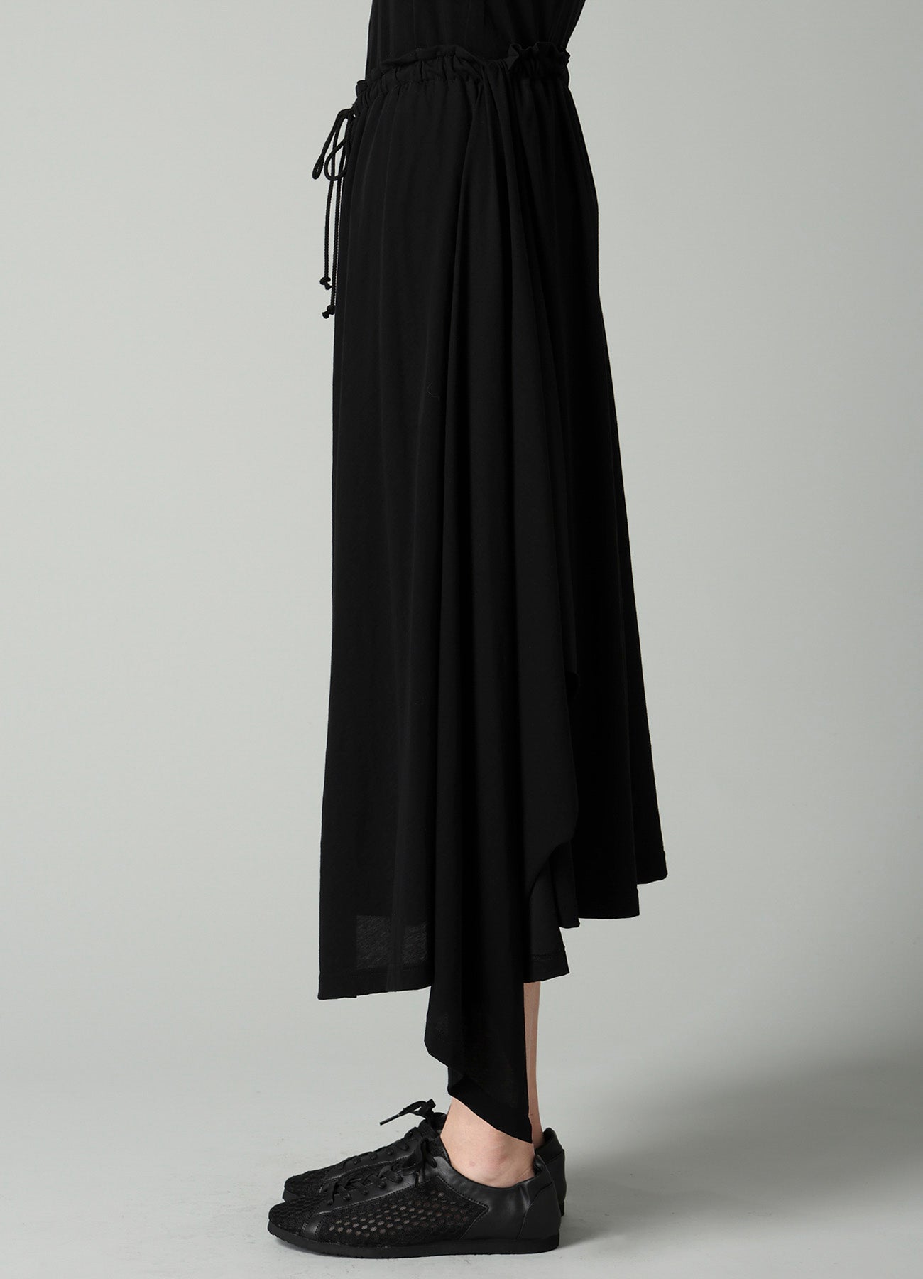 COTTON SINGLE JERSEY DRAPED SKIRT PANTS – THE SHOP YOHJI YAMAMOTO