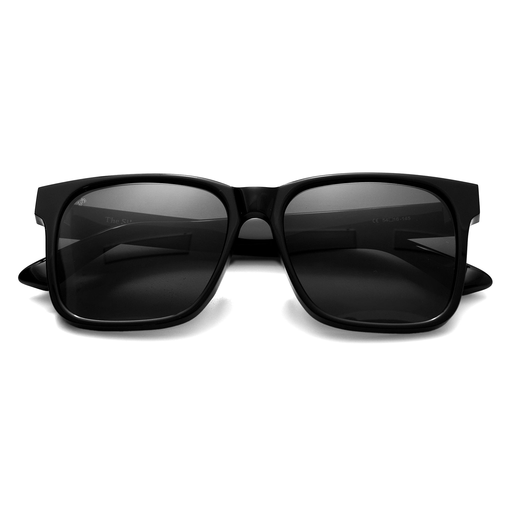 AT SQUARE 01 BLACK FRAME DARK SMOKE LENS – The Silent Soul