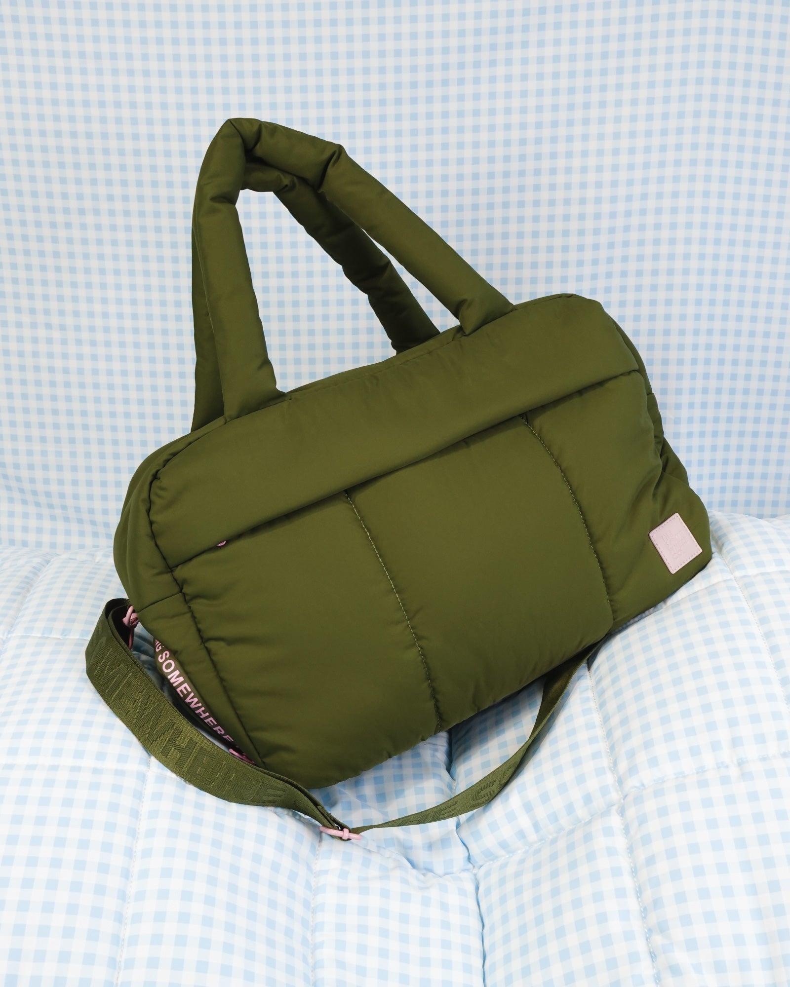 Khaki - Marshmallow Duffle Bag – The Somewhere Co. AUS