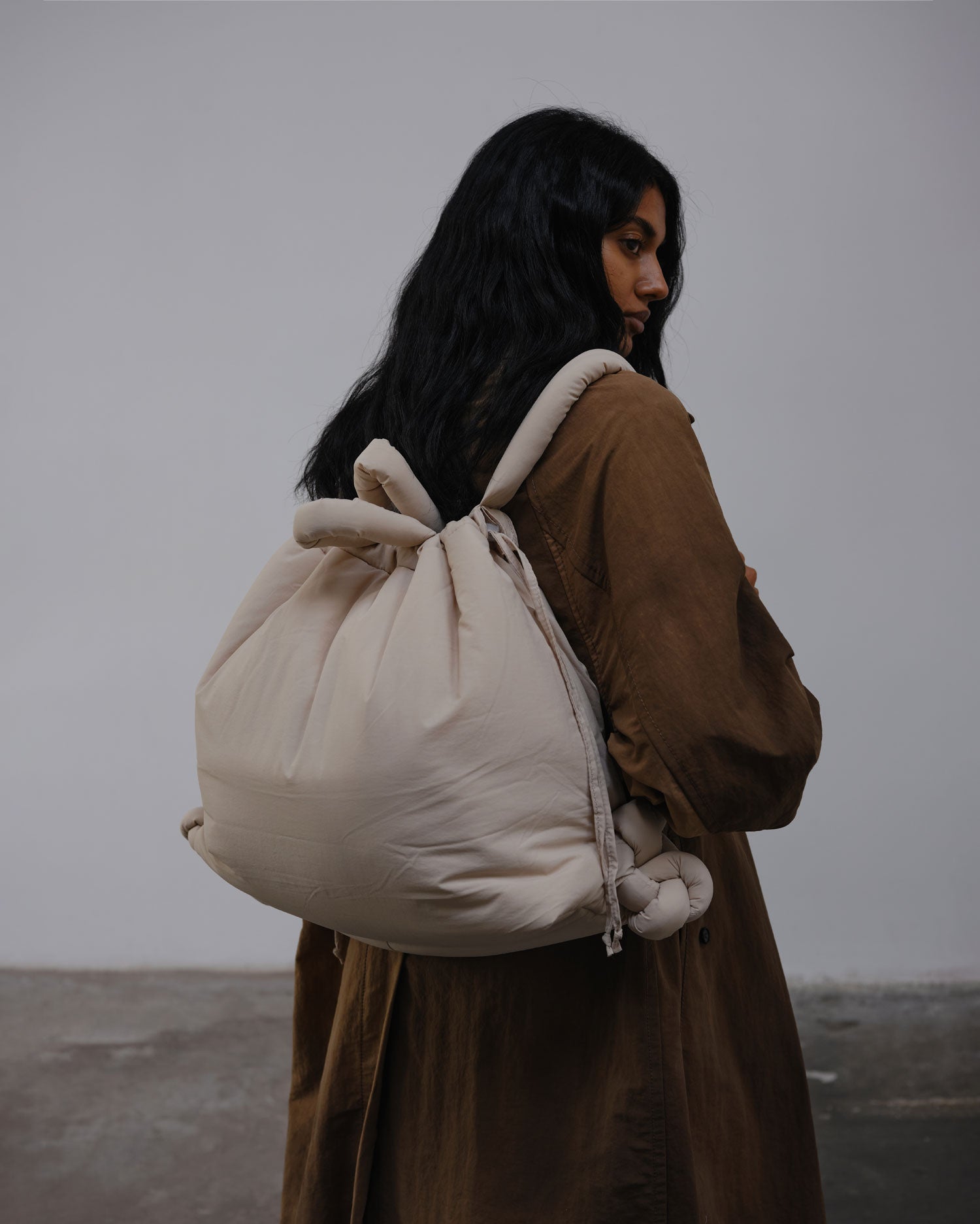 Sand Large Ona Soft Bag - Olënd | Thinking Mu – Thinking MU