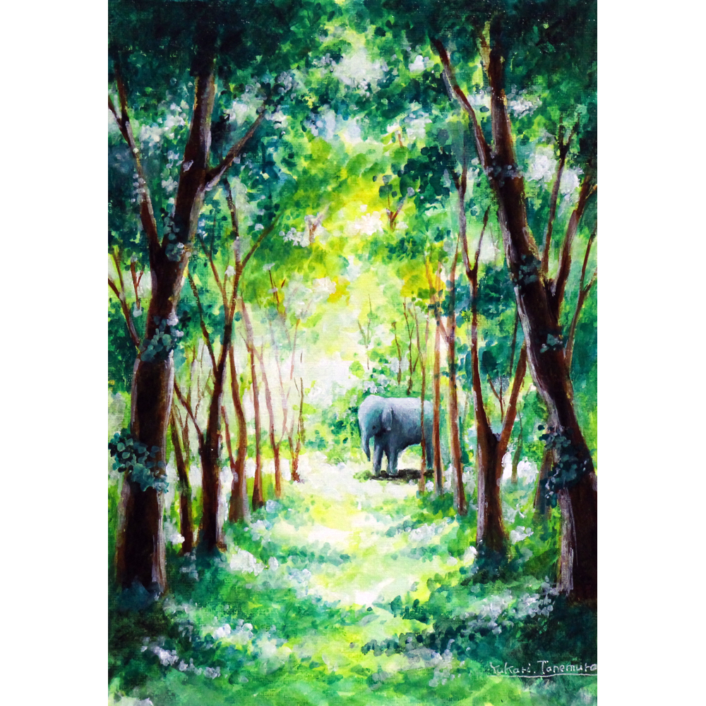 森の奥 | Yukari.Tanemura ｜インテリア絵画 アートの専門通販
