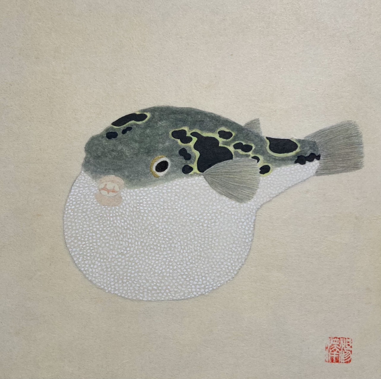 フグ | Rena ｜インテリア絵画 アートの専門通販 thisisgallery