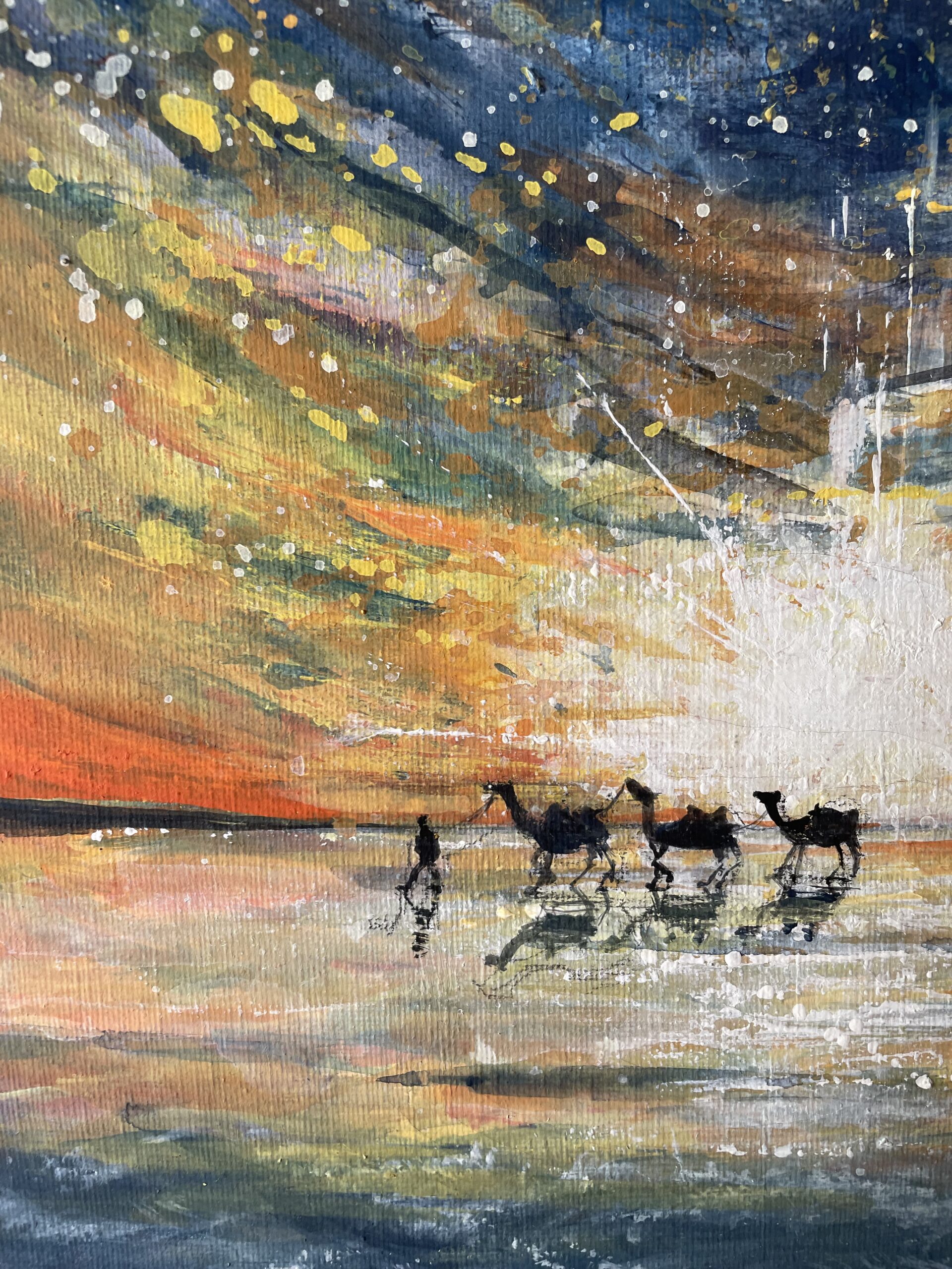 星空の旅人 | MIWA ｜インテリア絵画 アートの専門通販 thisisgallery