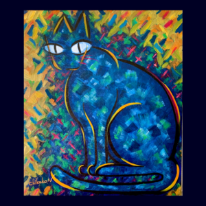 油絵の猫 6号(410×318mm) 猫 6号(410×318mm) 油絵猫の絵画