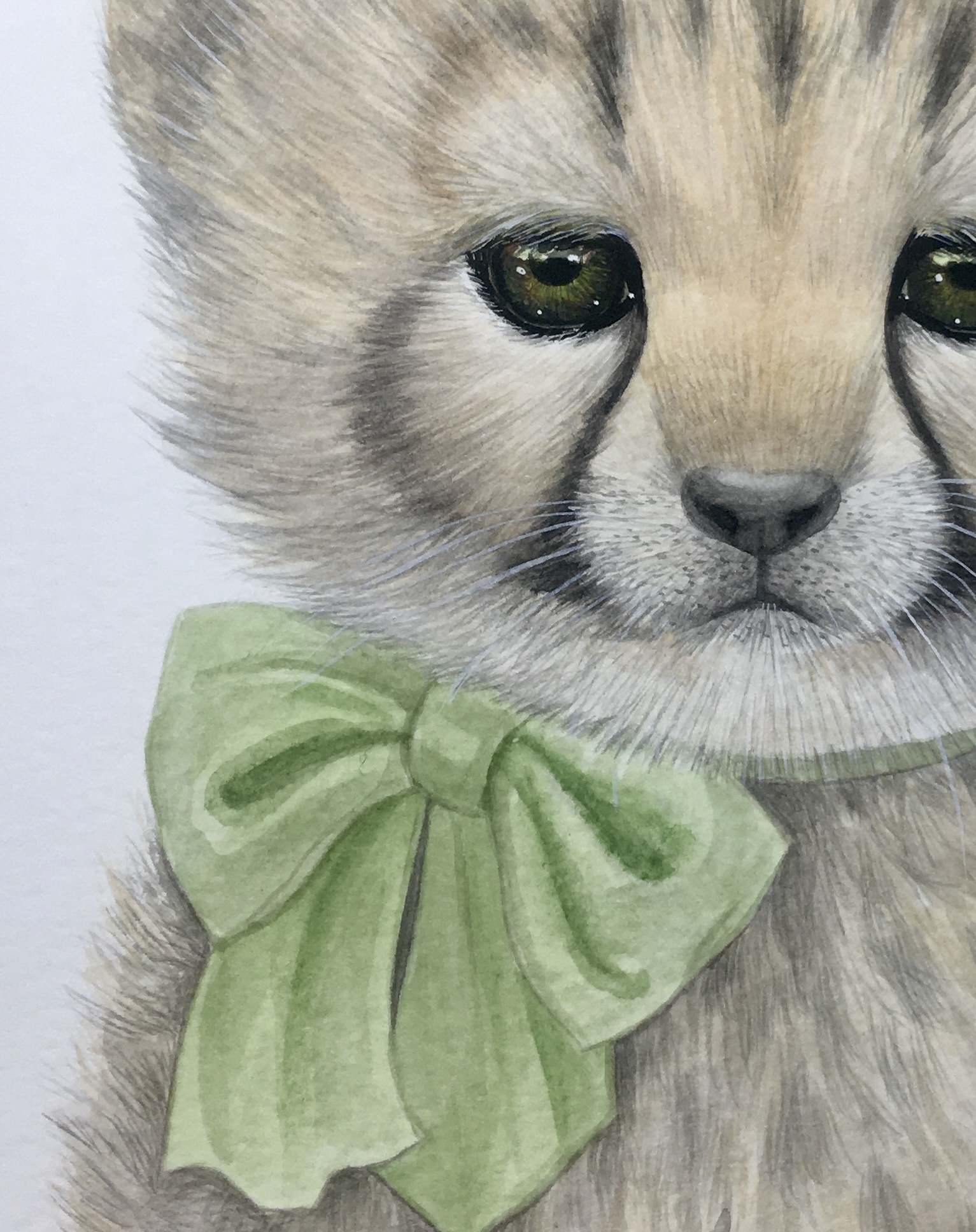 チーターの赤ちゃん | ファーレイ恵梨 ｜インテリア絵画 アートの専門