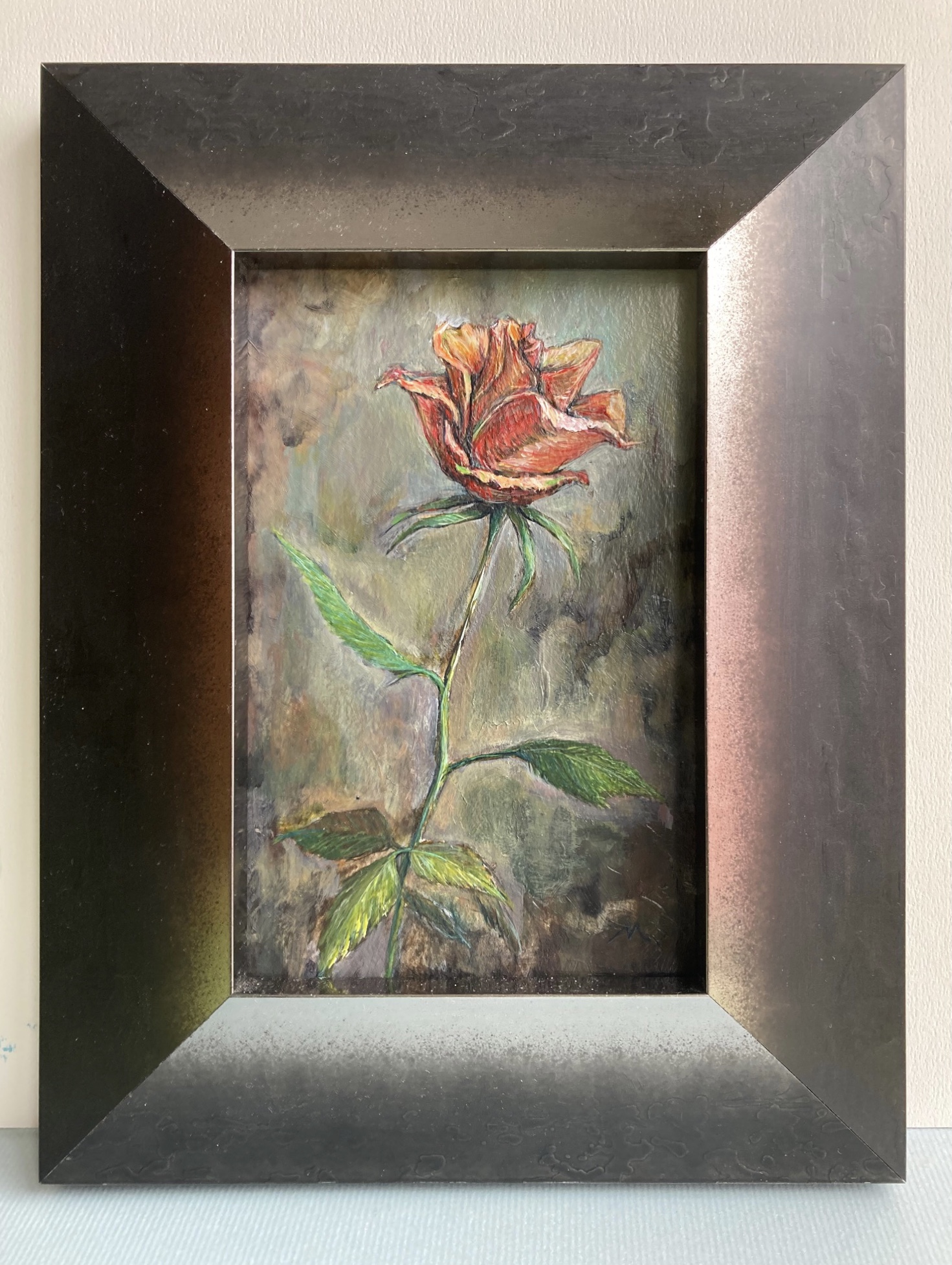 一輪の薔薇(rose) | Gens art ｜インテリア絵画 アートの専門通販