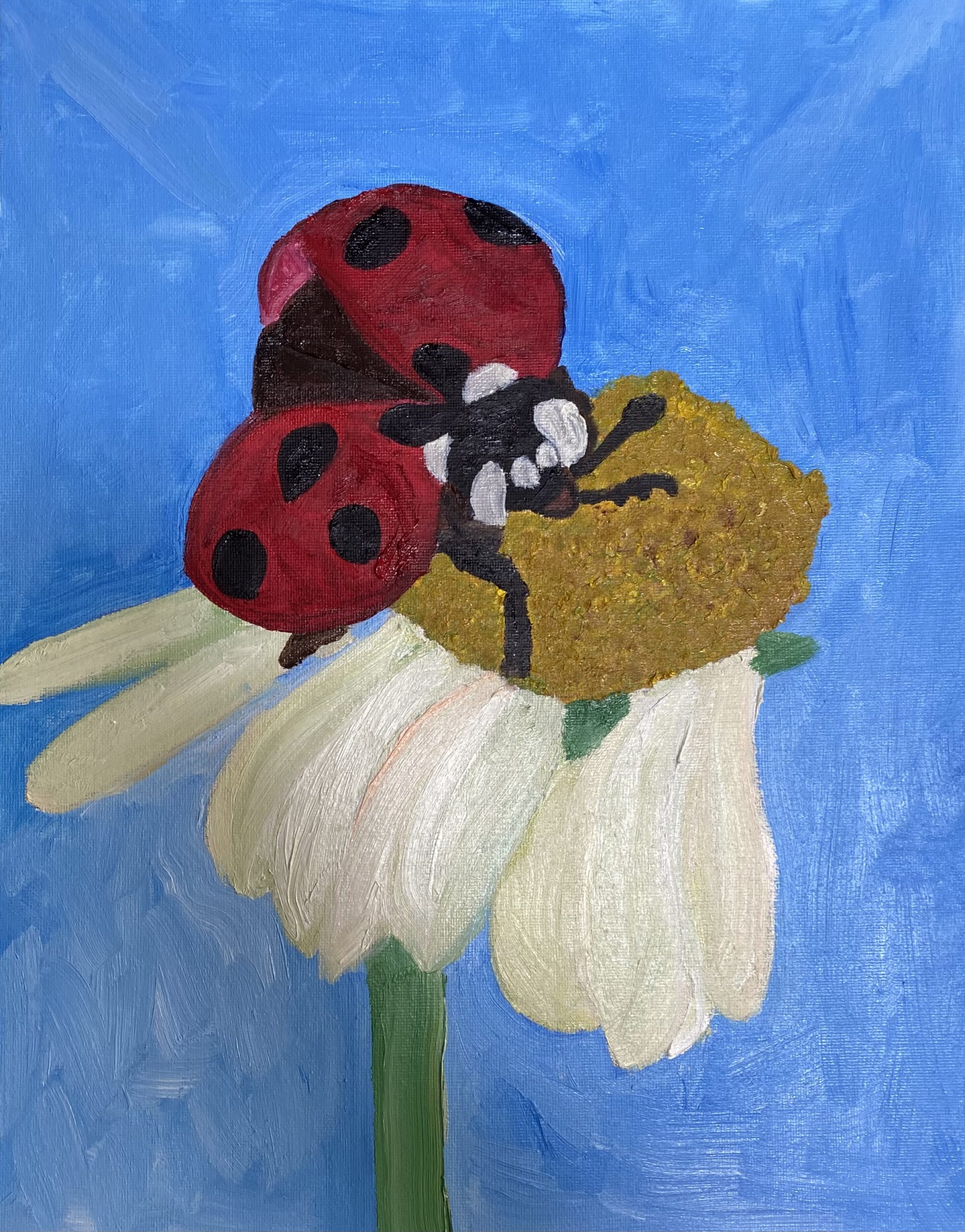 てんとう虫の安らぎ | Ikuko ｜インテリア絵画 アートの専門通販