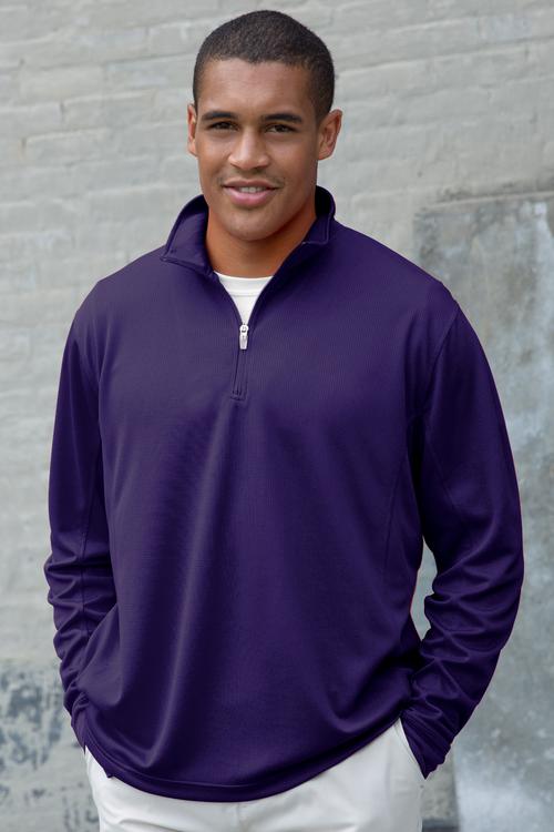 Vansport 3405 Quarter-Zip Pullover with Custom Embroidery