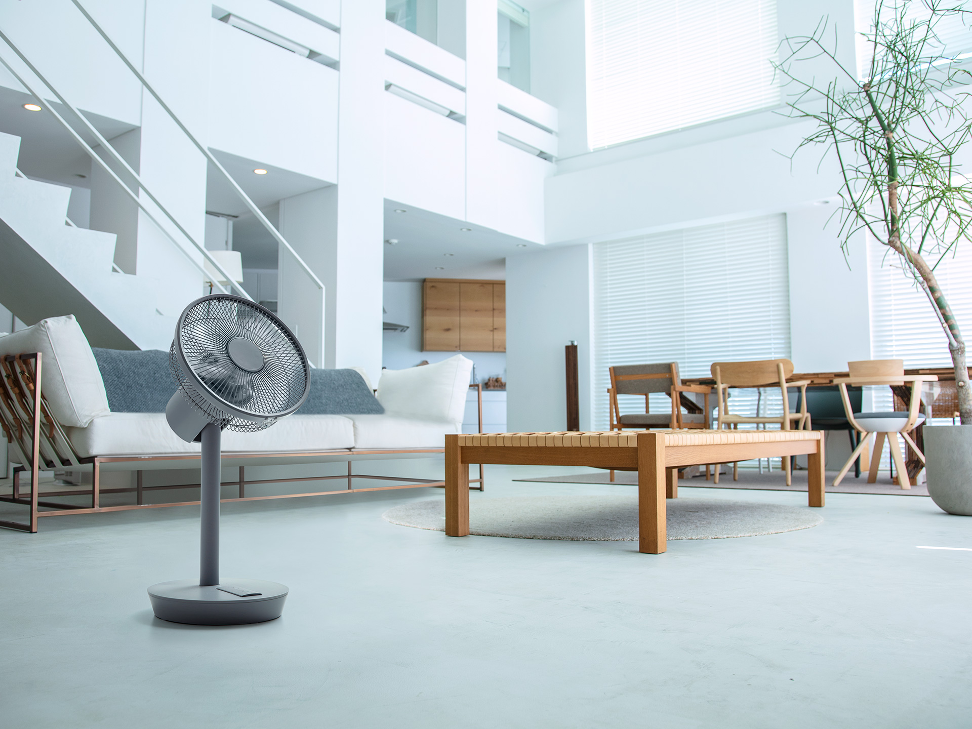 CORDLESS PORTABLE LIVING FAN（充電式 ポータブルリビングファン