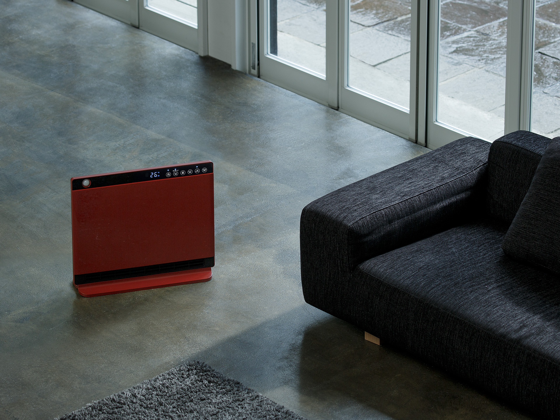 HEAT WIDE SLIM（人感/室温センサー付 大風量パネルセラミックヒーター