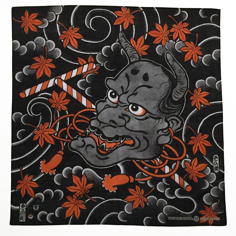 三巴堂 壱兵衛 『般若』ハンカチ発売 – 三巴彫 | スリータイズ