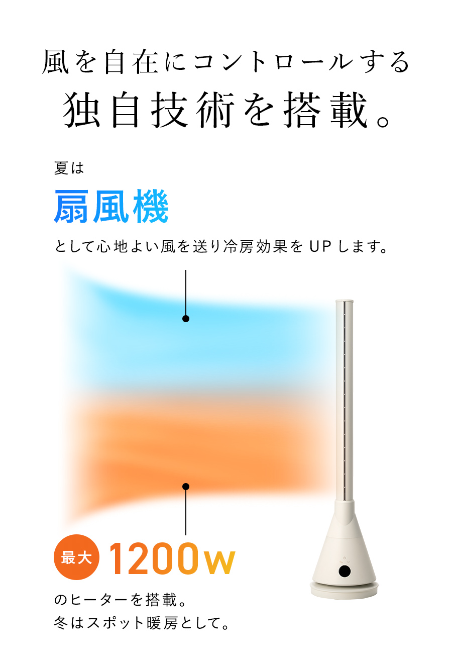 HC-T2211 暖房機能付 ヒート&クール エアスリム | THREEUP公式