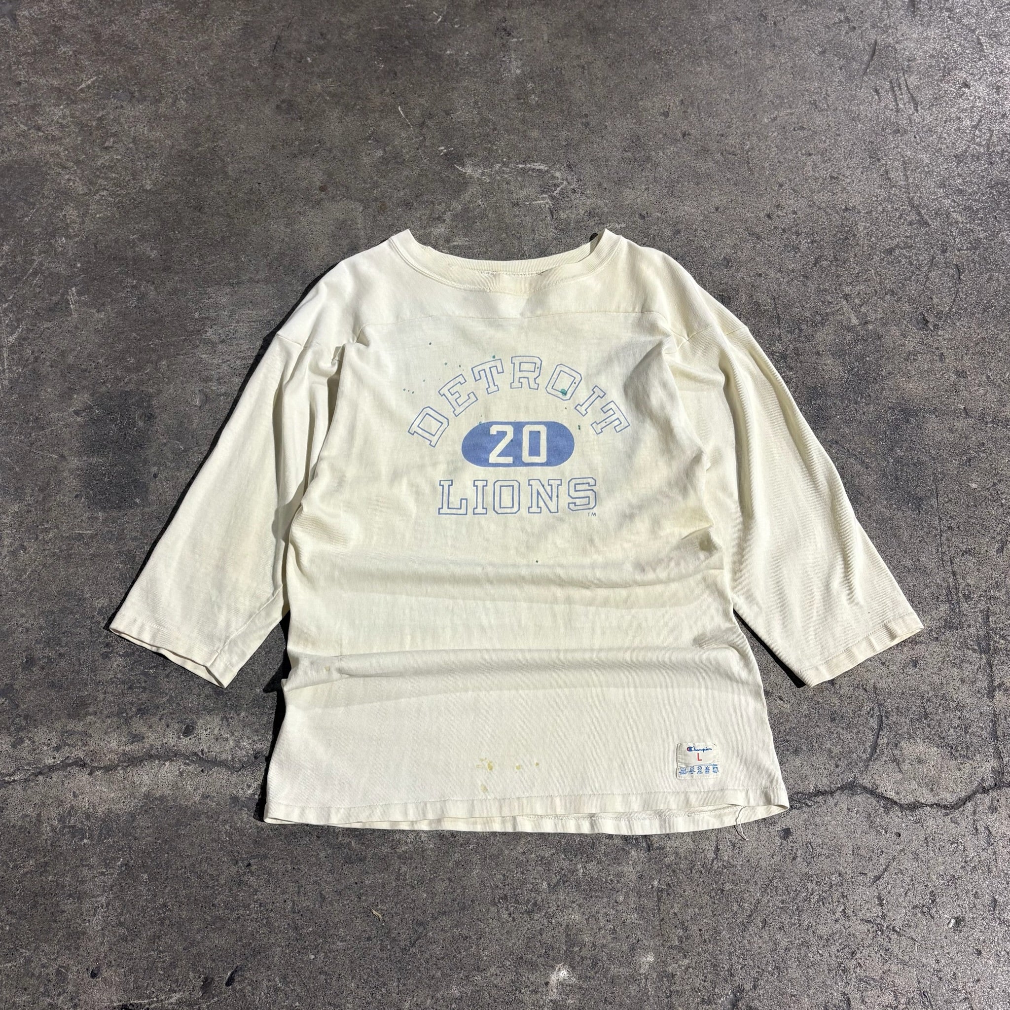 Vintage Champions Reverse Weave Sweatshirt Hoodie Size Medium Blue