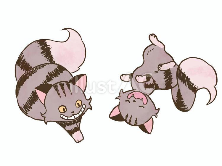 不思議の国のアリス（チェシャ猫）イラスト - No: 23574026｜無料