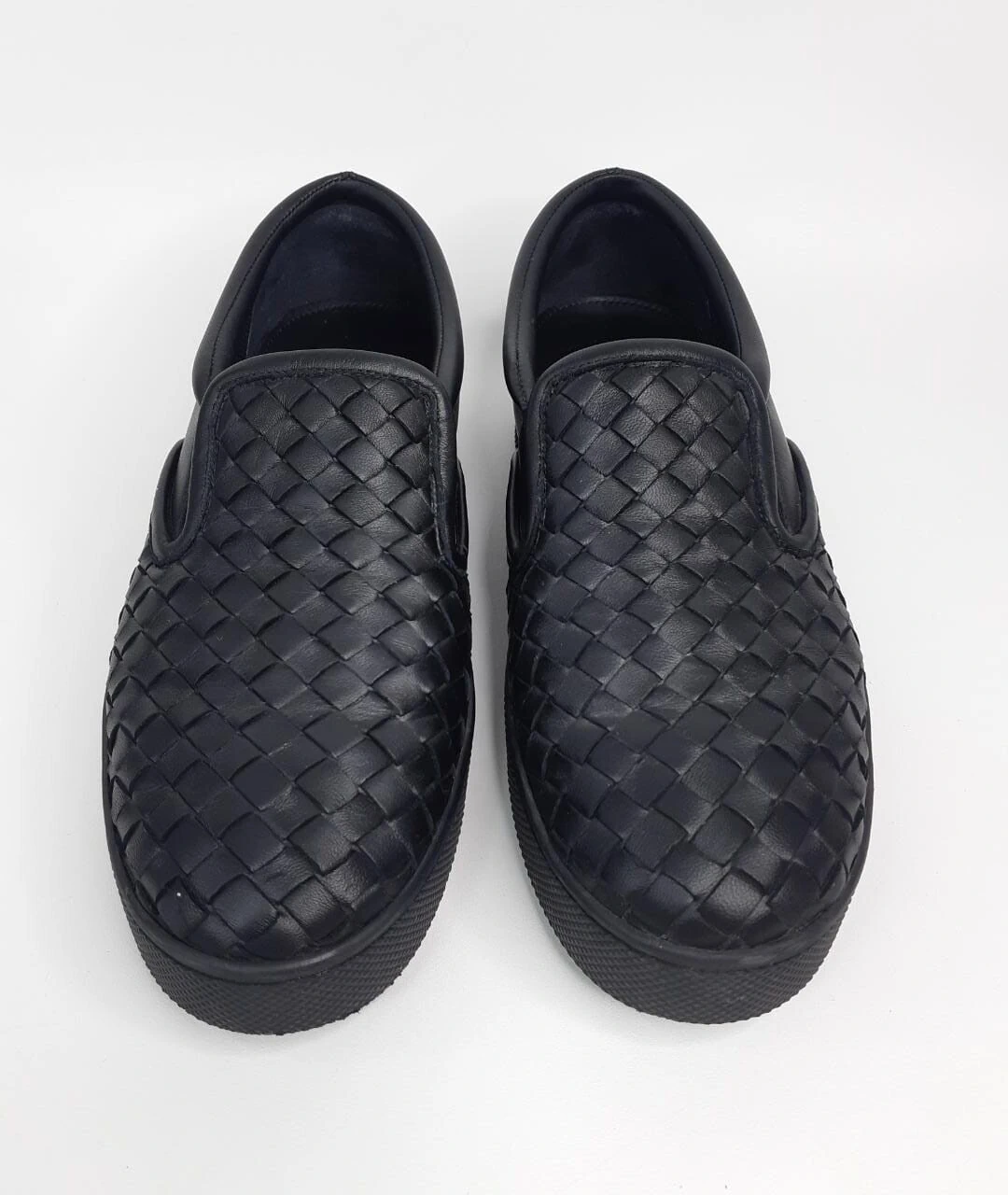Tênis Bottega Veneta Intrecciato Preto - BFF Shop