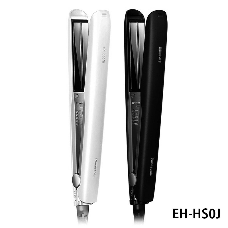 楽天市場】パナソニック eh-hs0j-k ストレートアイロン ナノケア