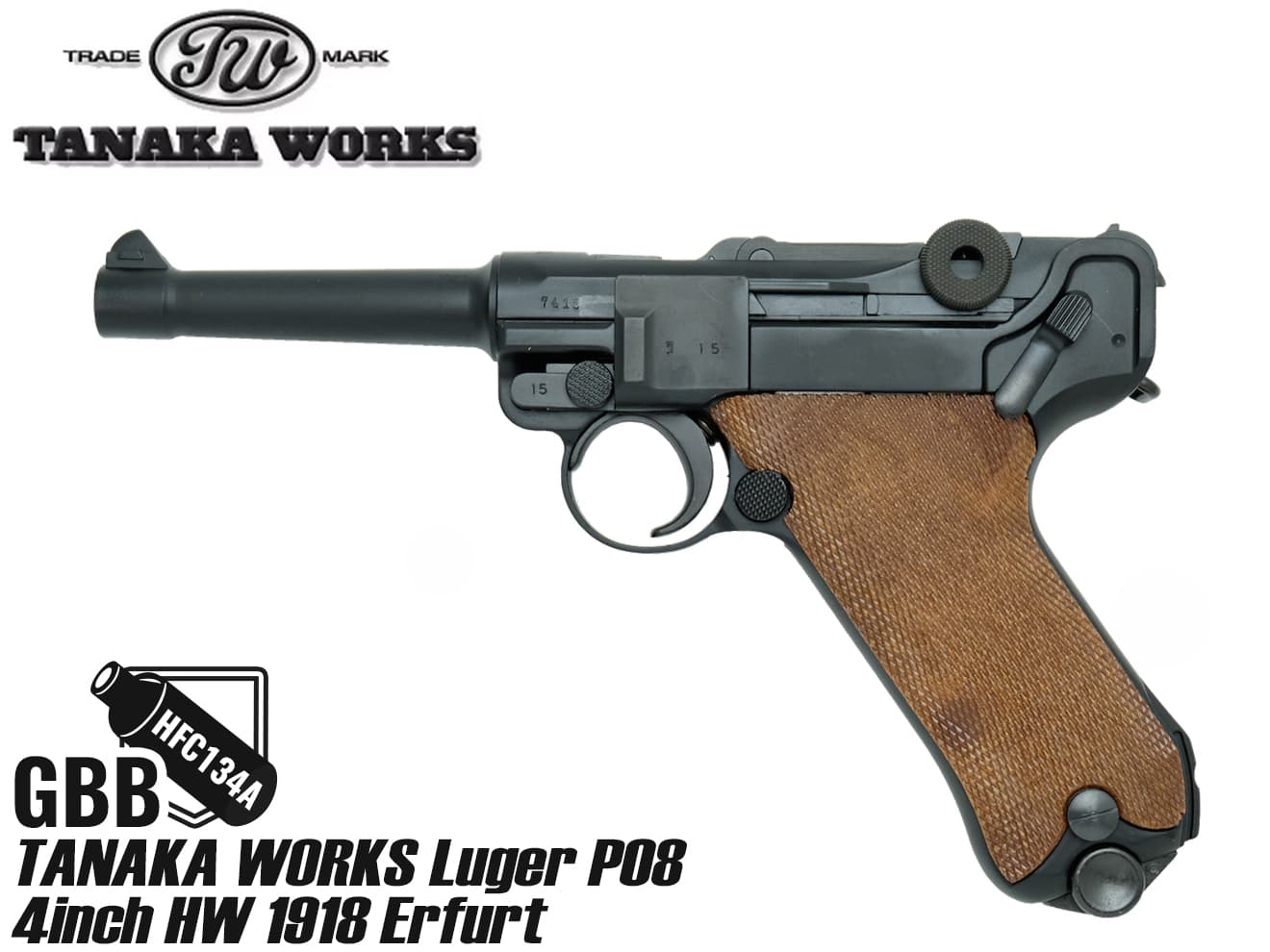楽天市場】TANAKA WORKS Luger P08 6inch HW◇タナカワークス/ルガー