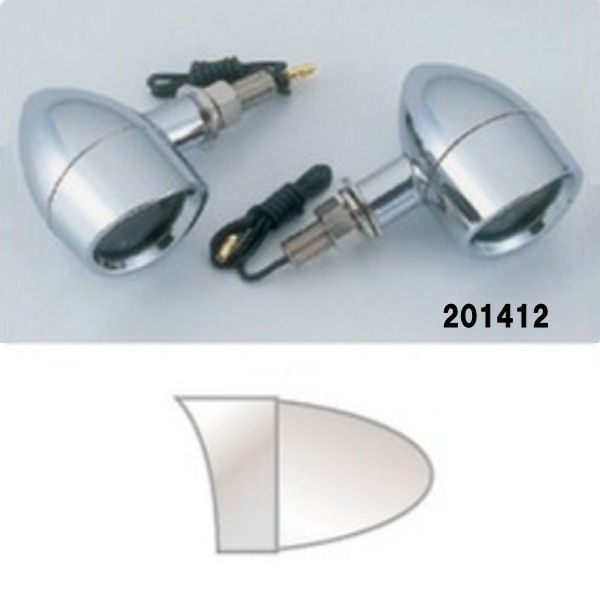 希少 ポッシュ ブリムタイプウインカー 4個 ミラー ウィンカー