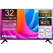 楽天市場】ハイセンス スマートテレビ 32型の通販