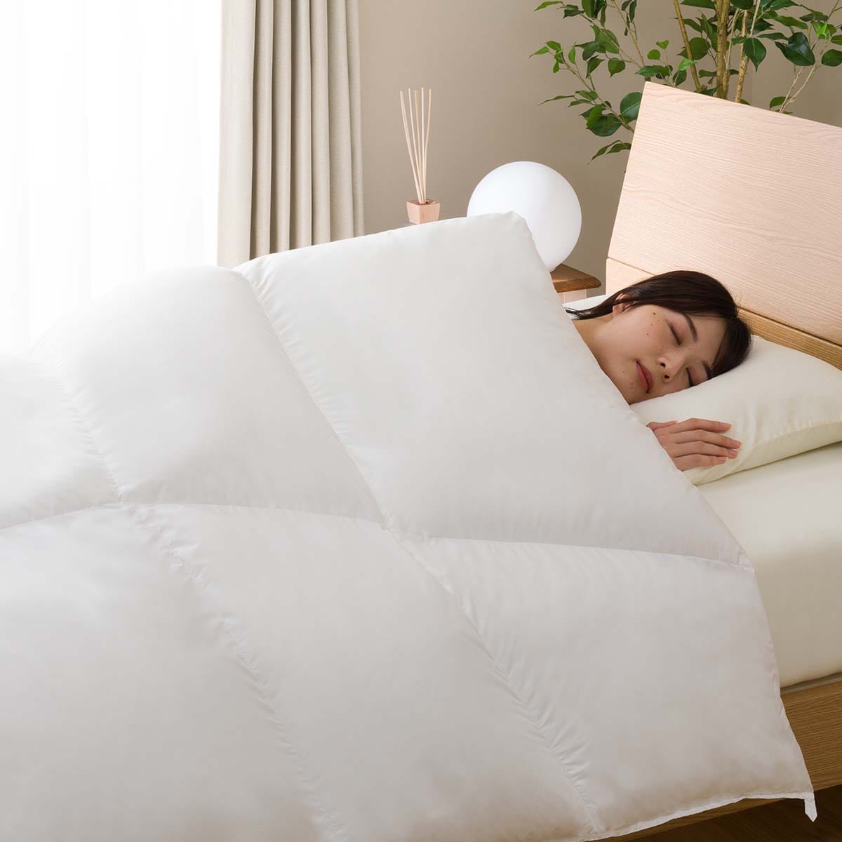 かるふわ羽毛掛ふとん セミダブル(UL-o SD) 【・玄関先迄納品】 【1年