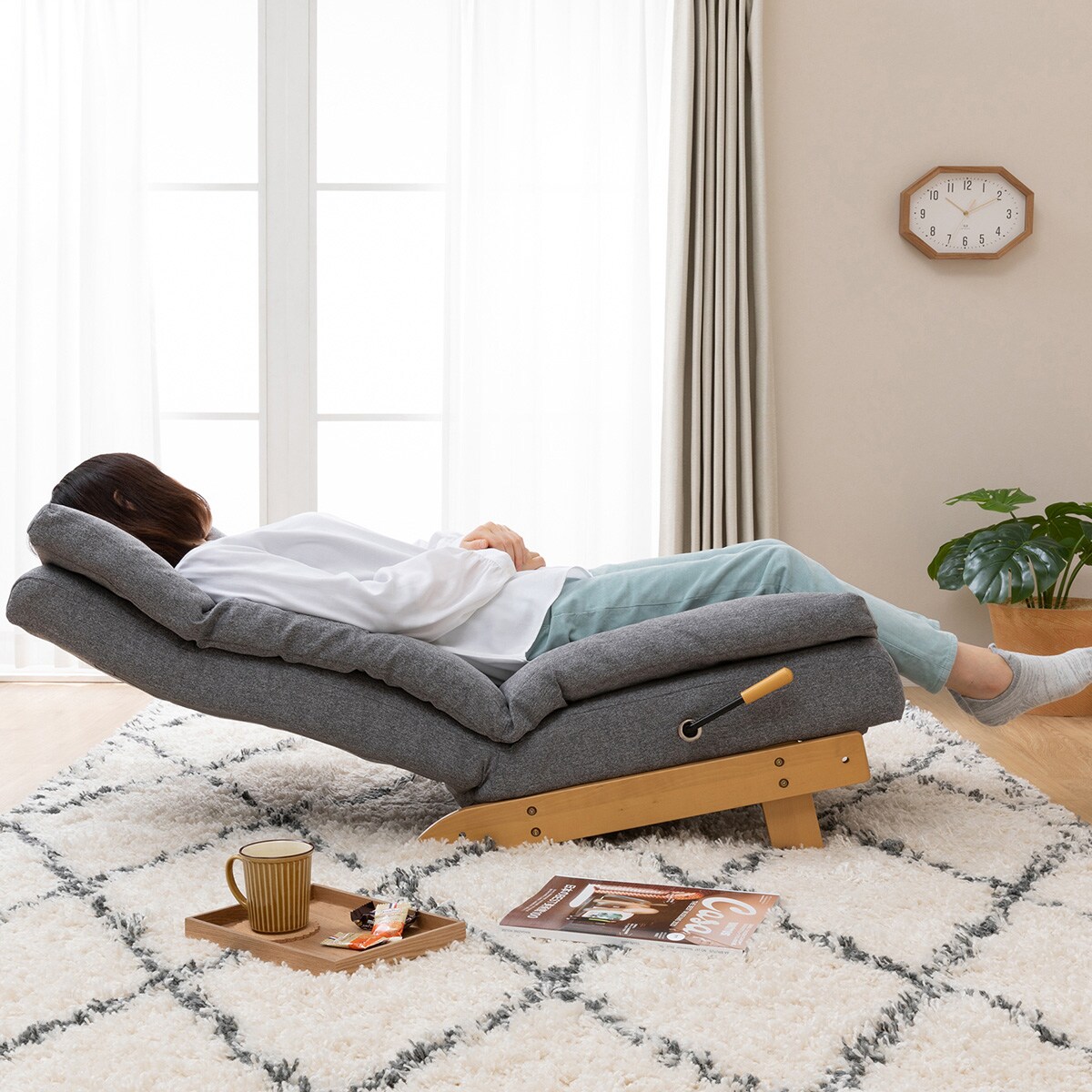 幅60cm] リクライナーソファ (KJ-1 GYXNA) | ニトリのダイニングチェア