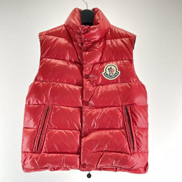 楽天市場】MONCLER ダウンベスト レッド（メンズファッション）の通販