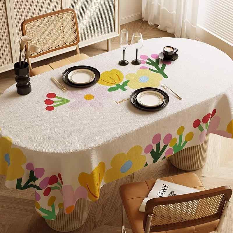 楽天市場】楕円 ダイニングテーブル（テーブルクロス｜配膳用品