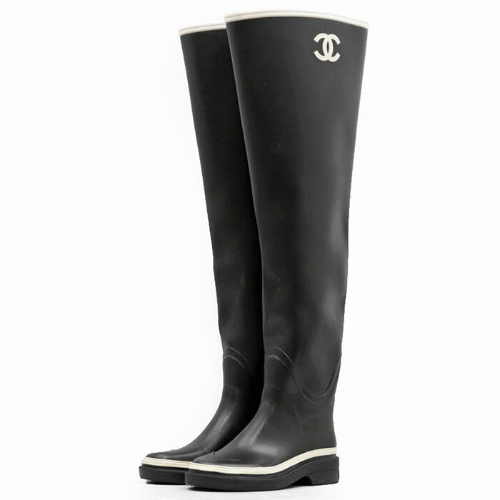 楽天市場】CHANEL レイン ブーツ（靴）の通販