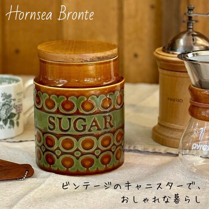 ⭐︎イギリスアンティークFLour 蓋付きキャニスター イギリス