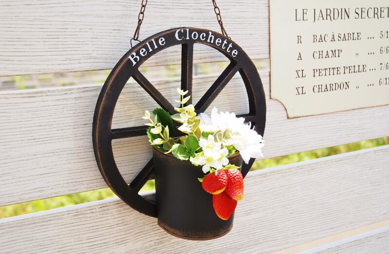 楽天市場】アンティーク 車輪（植木鉢・プランター｜ガーデニング