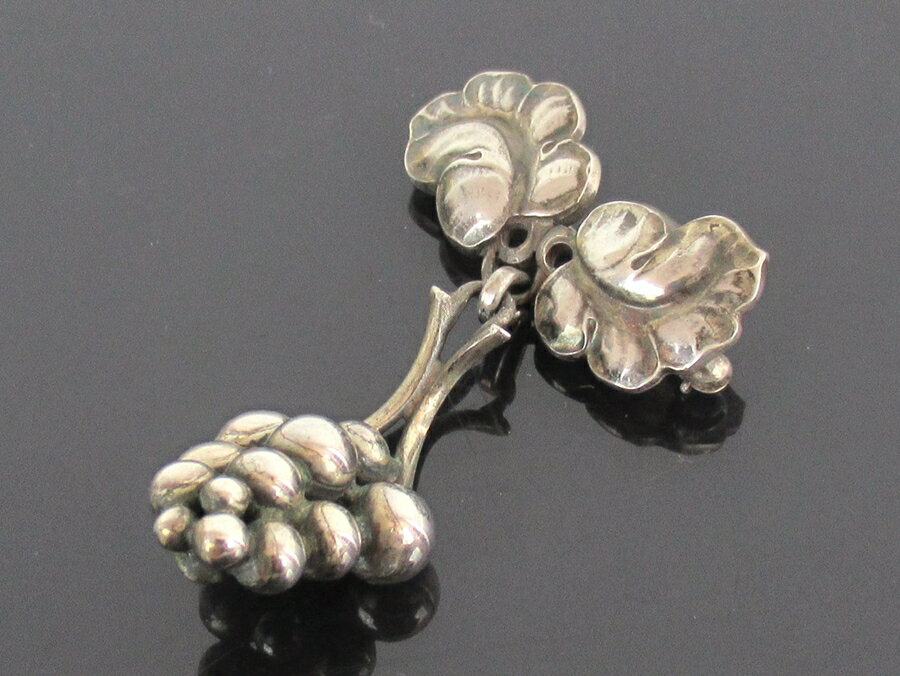 楽天市場】ジョージジェンセン ぶどう ブローチの通販