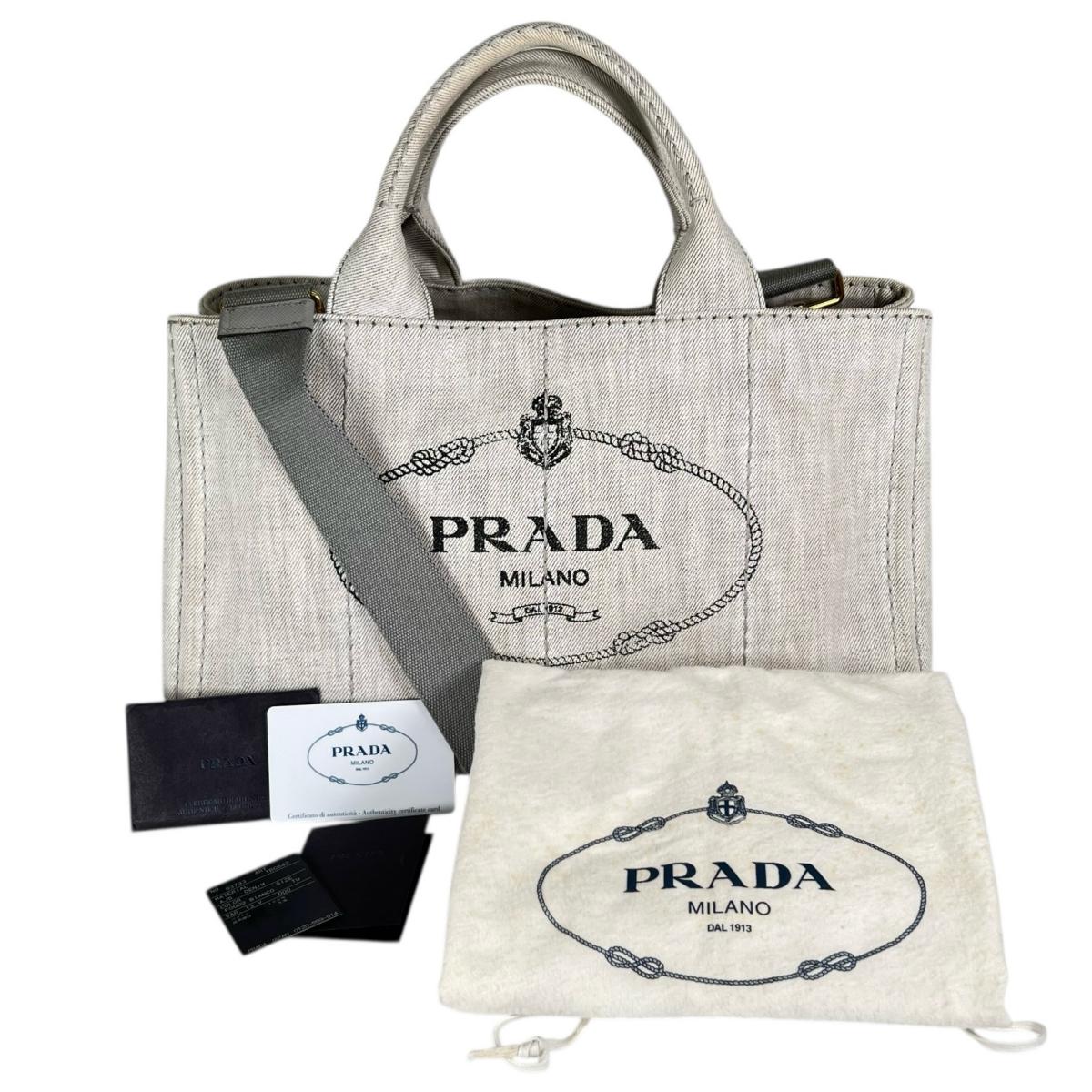 楽天市場】プラダ PRADA（カラーグレー）（トートバッグ｜レディース